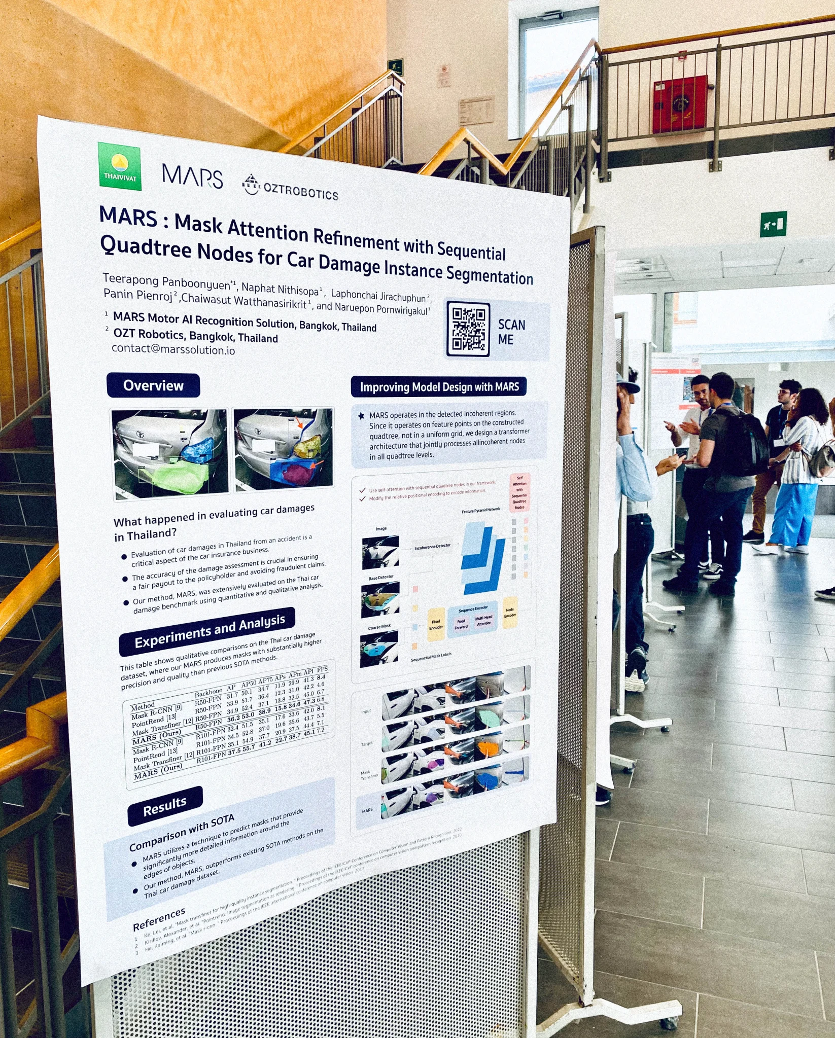 Our MARS poster presentation at ICIAP 2023