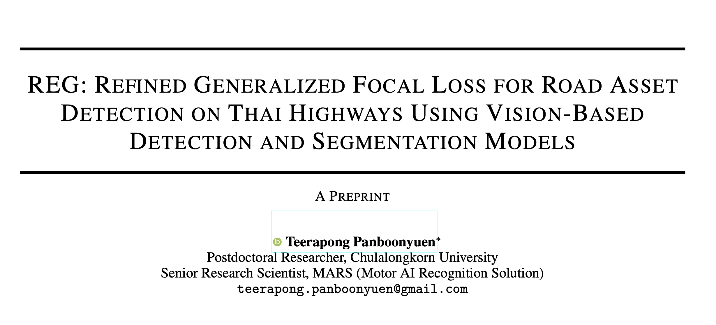 Refined Generalized Focal Loss Framework