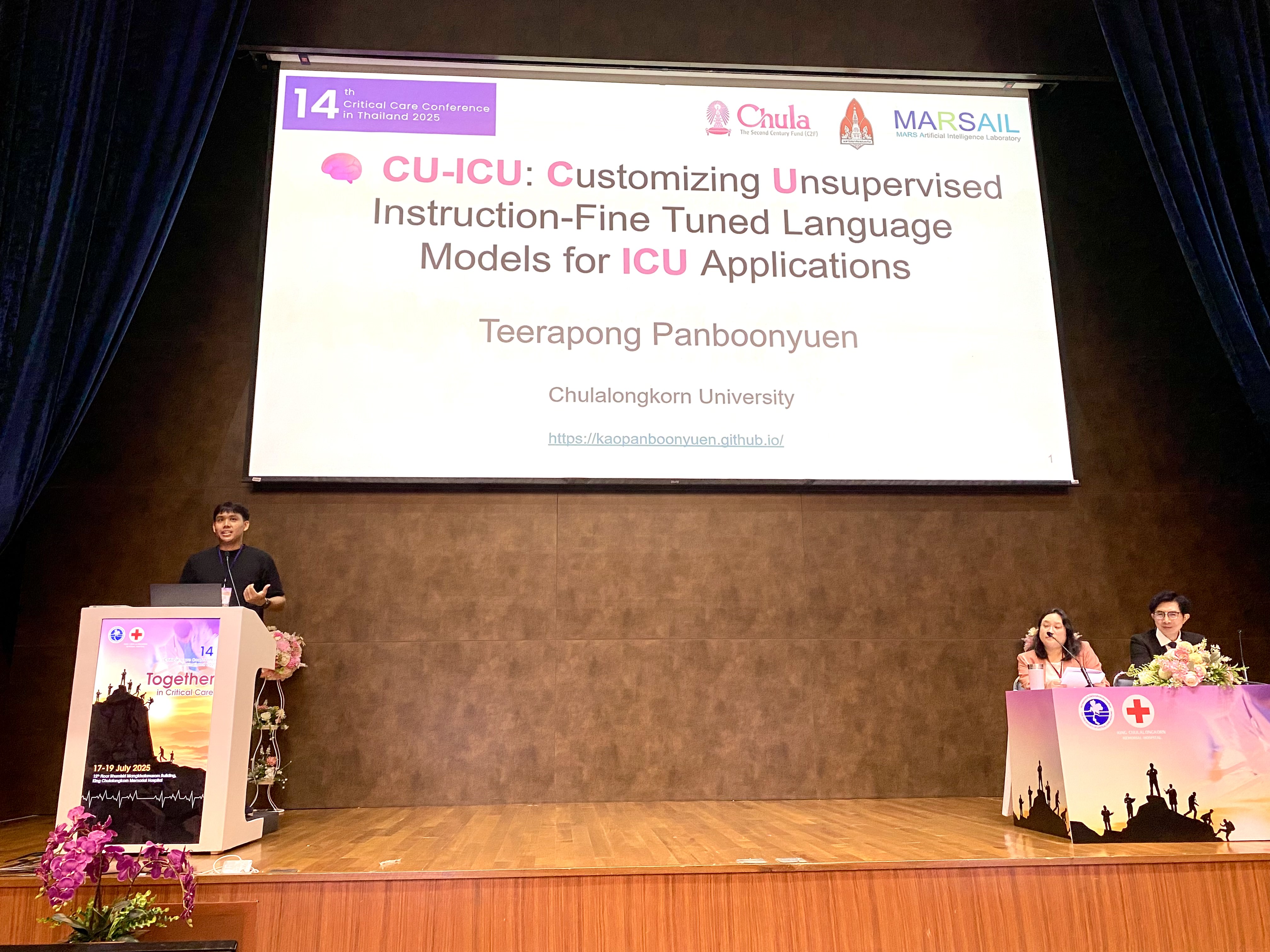 CU-ICU Oral Presentation Begins