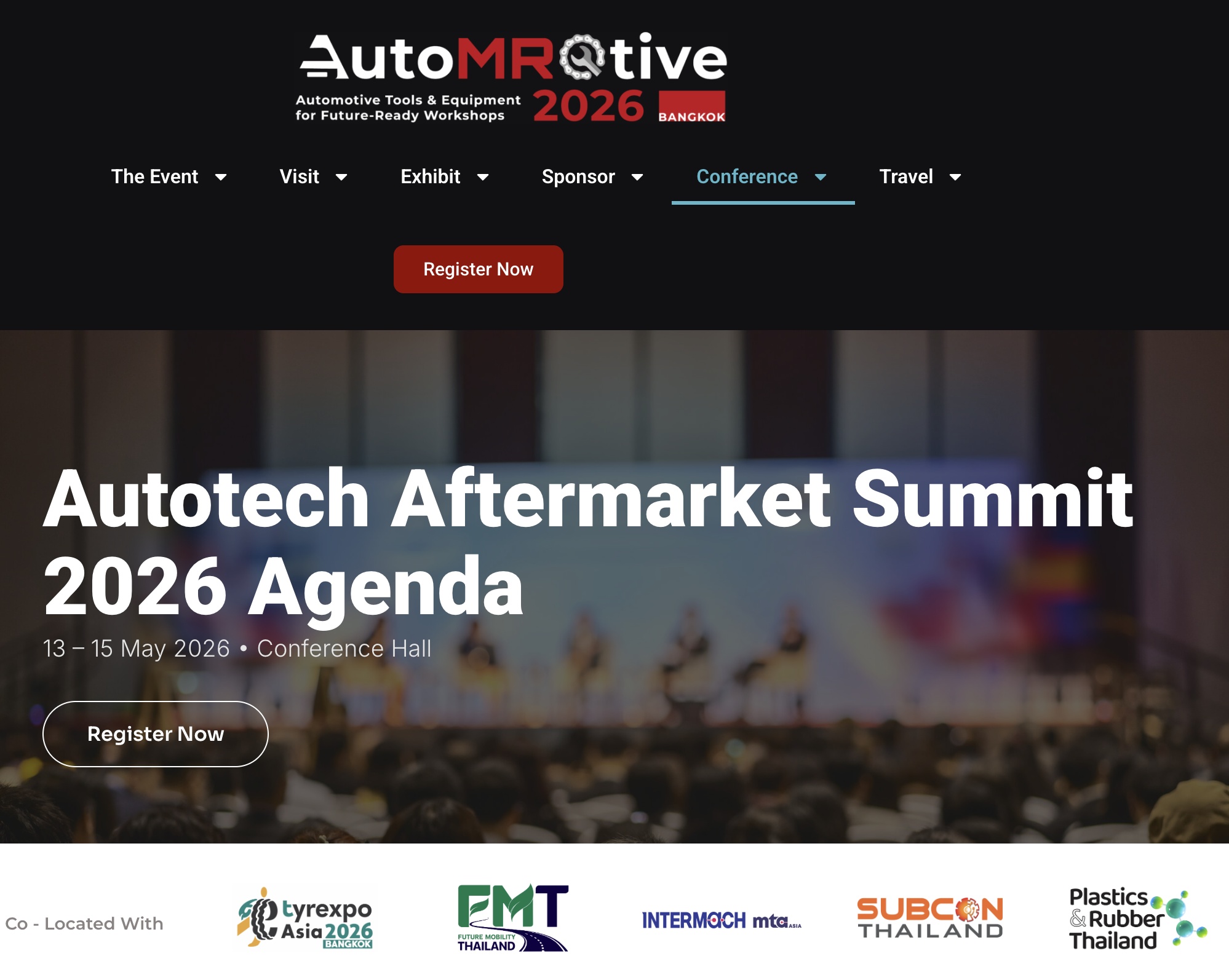 Official homepage of AutoTech Aftermarket Summit 2026