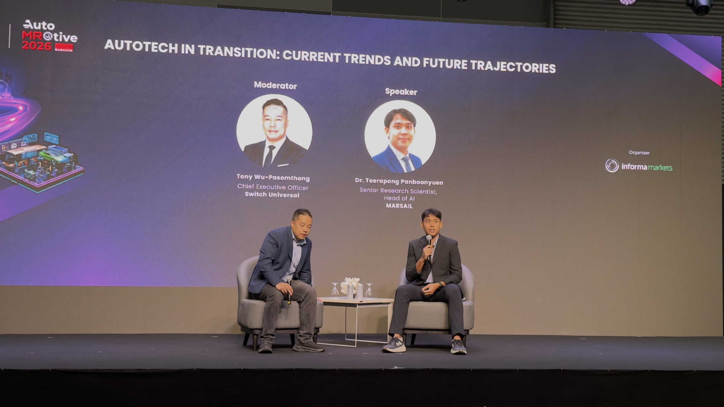 Speaking during AutoTech in Transition session