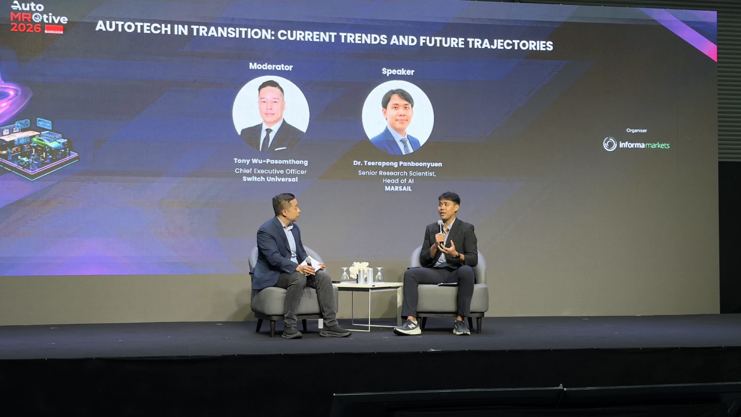 AI infrastructure discussion during conference