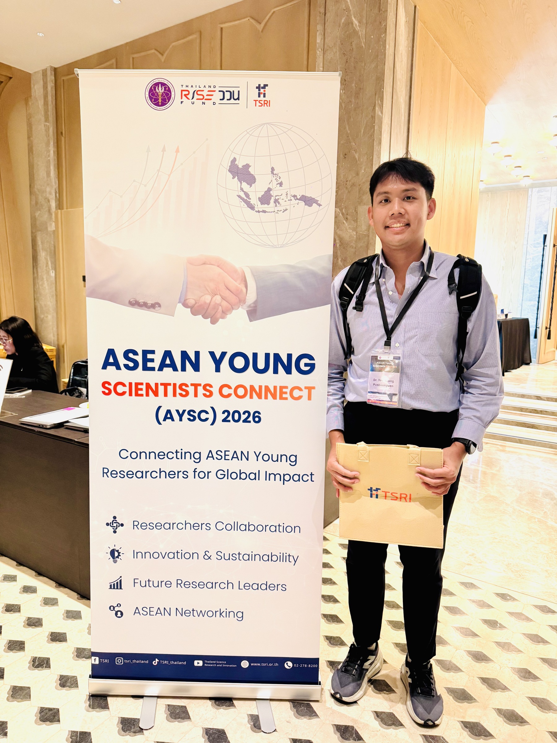 Registration area at ASEAN Young Scientists Connect 2026