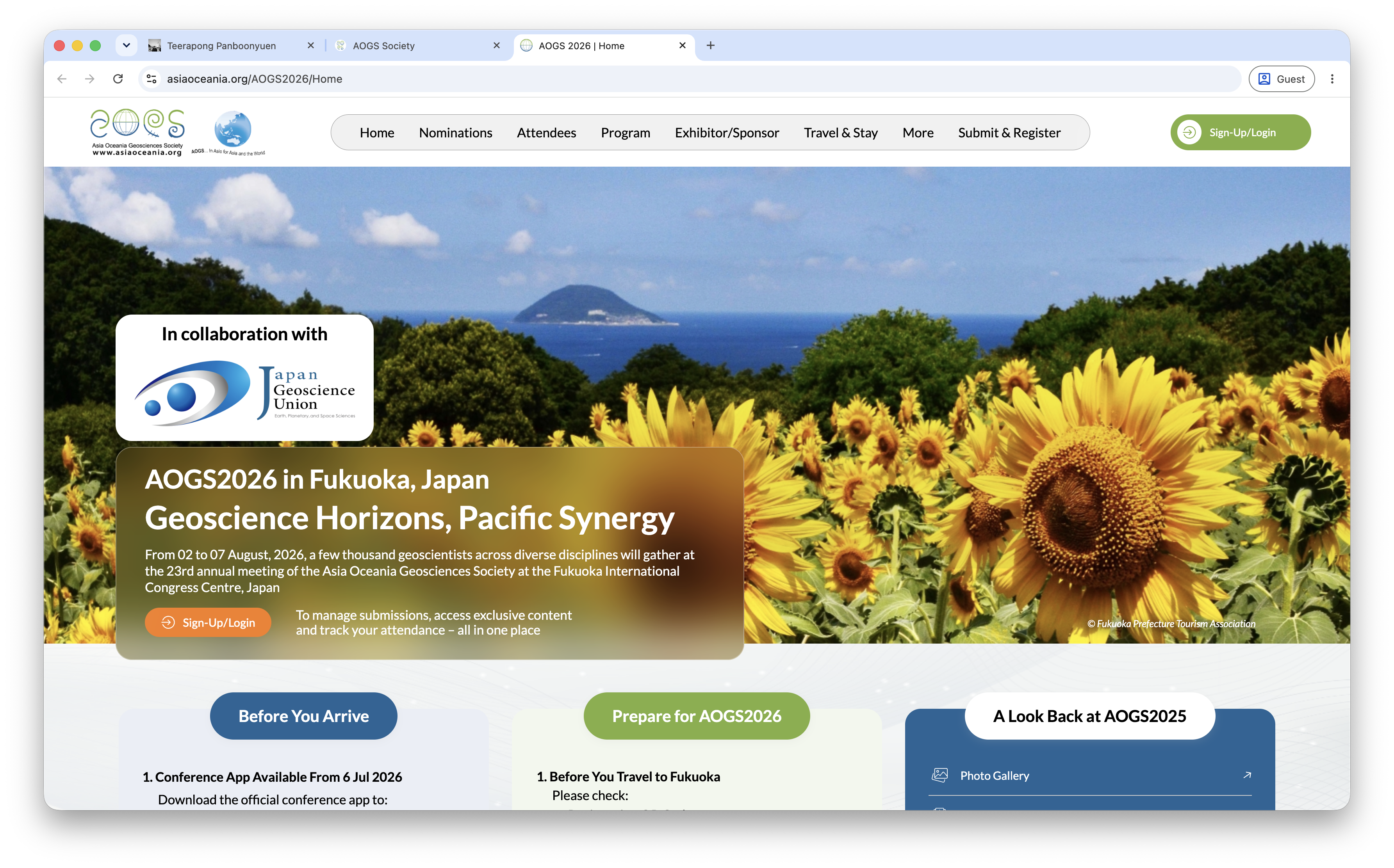 AOGS2026 Homepage