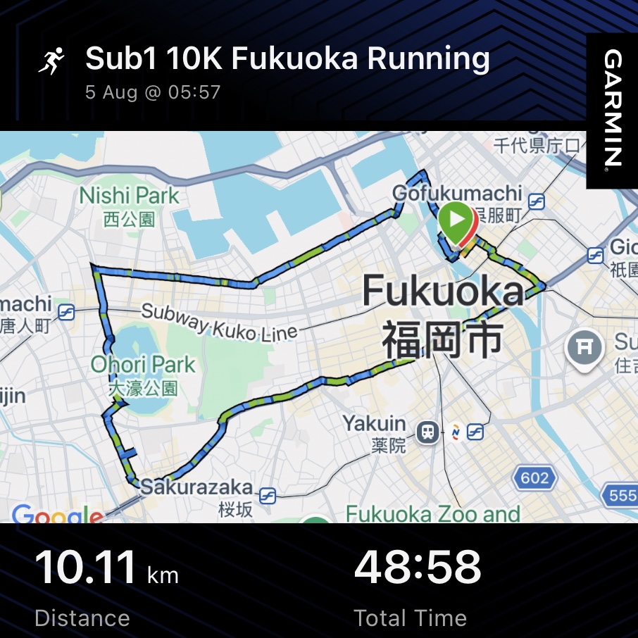 Garmin Official Running Map