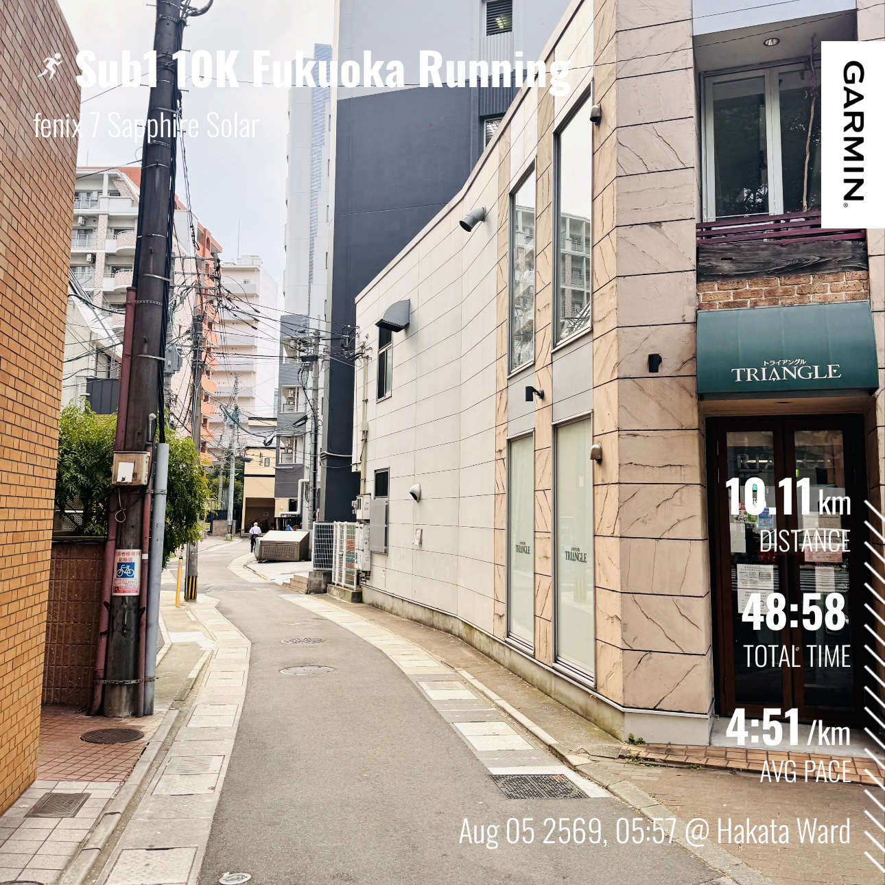 Taisho-dori Running Route