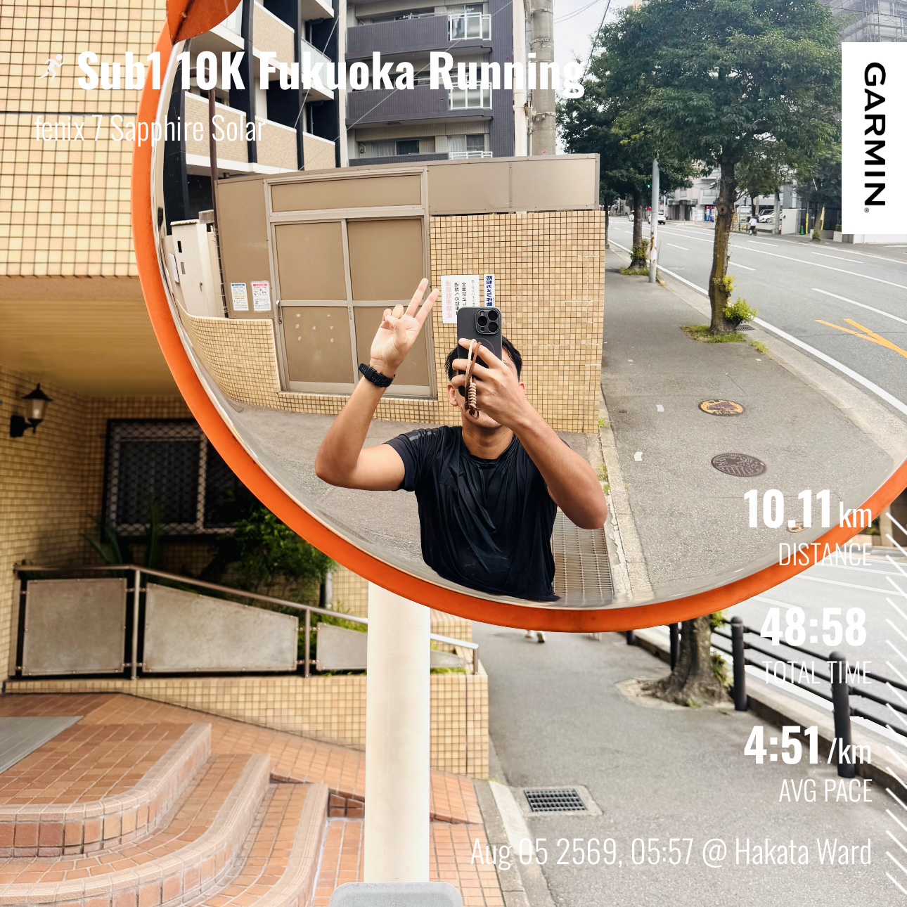 Selfie During City Run