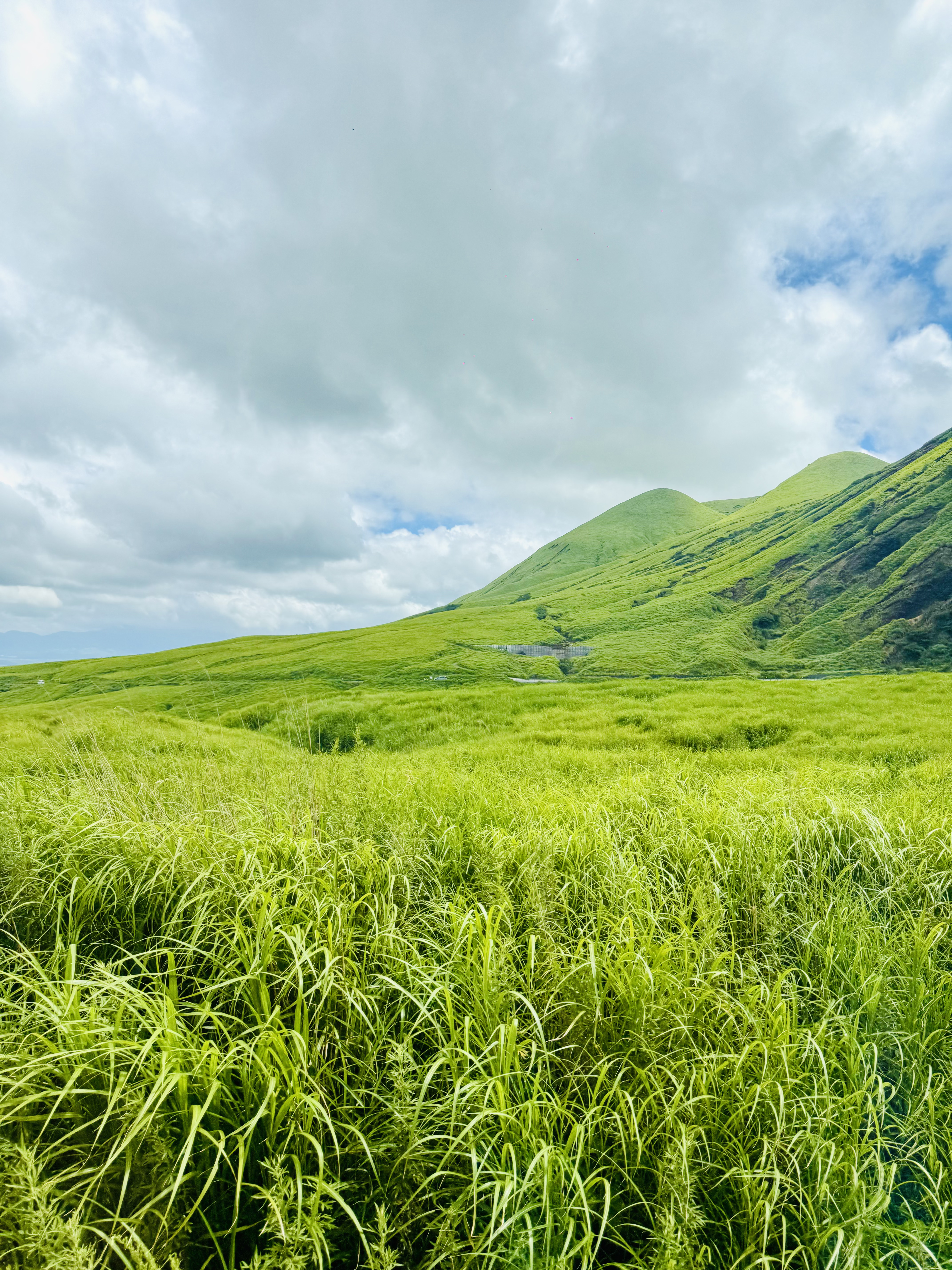 Aso Volcano landscape view