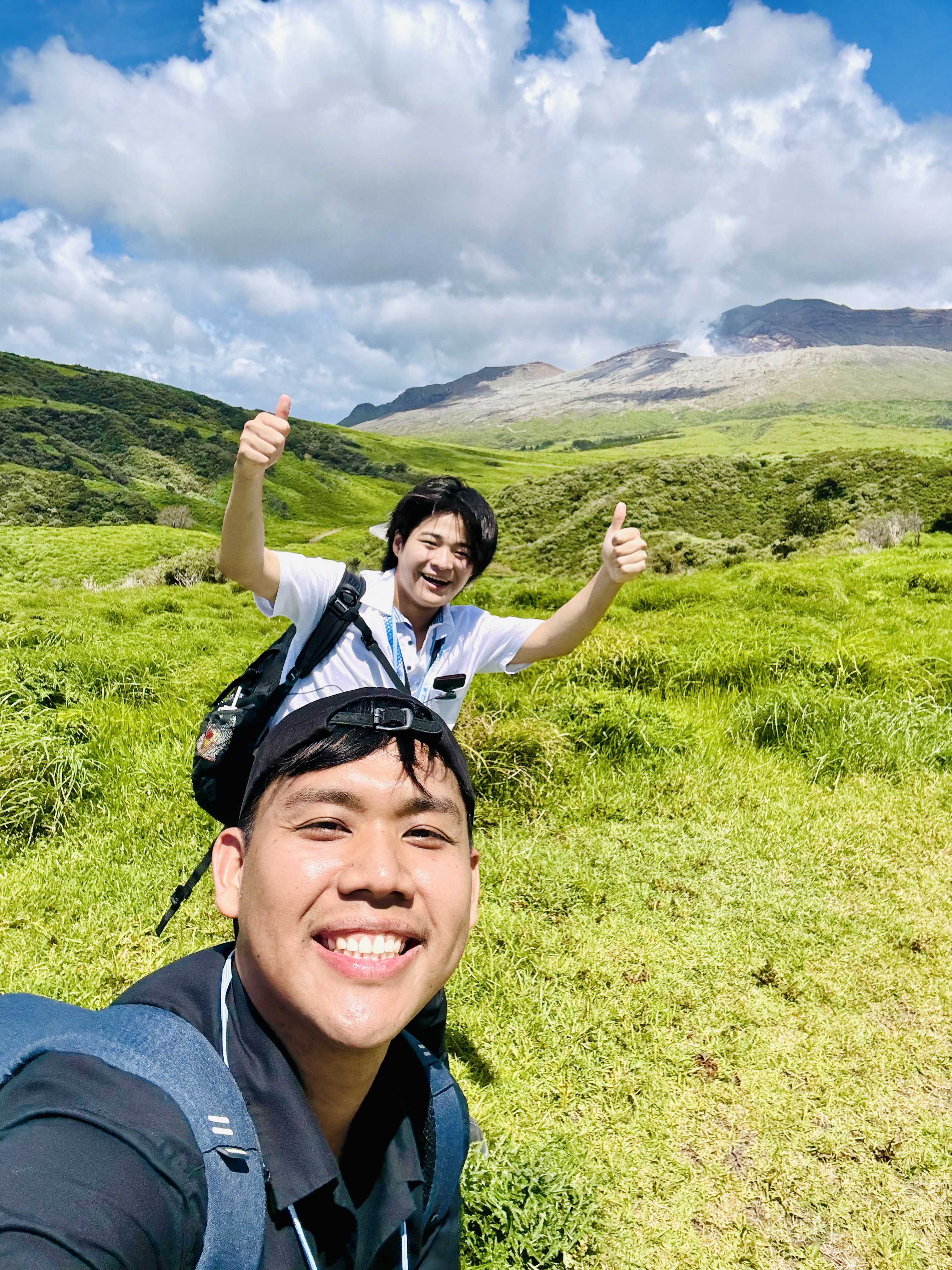 Selfie with Japanese field trip guide