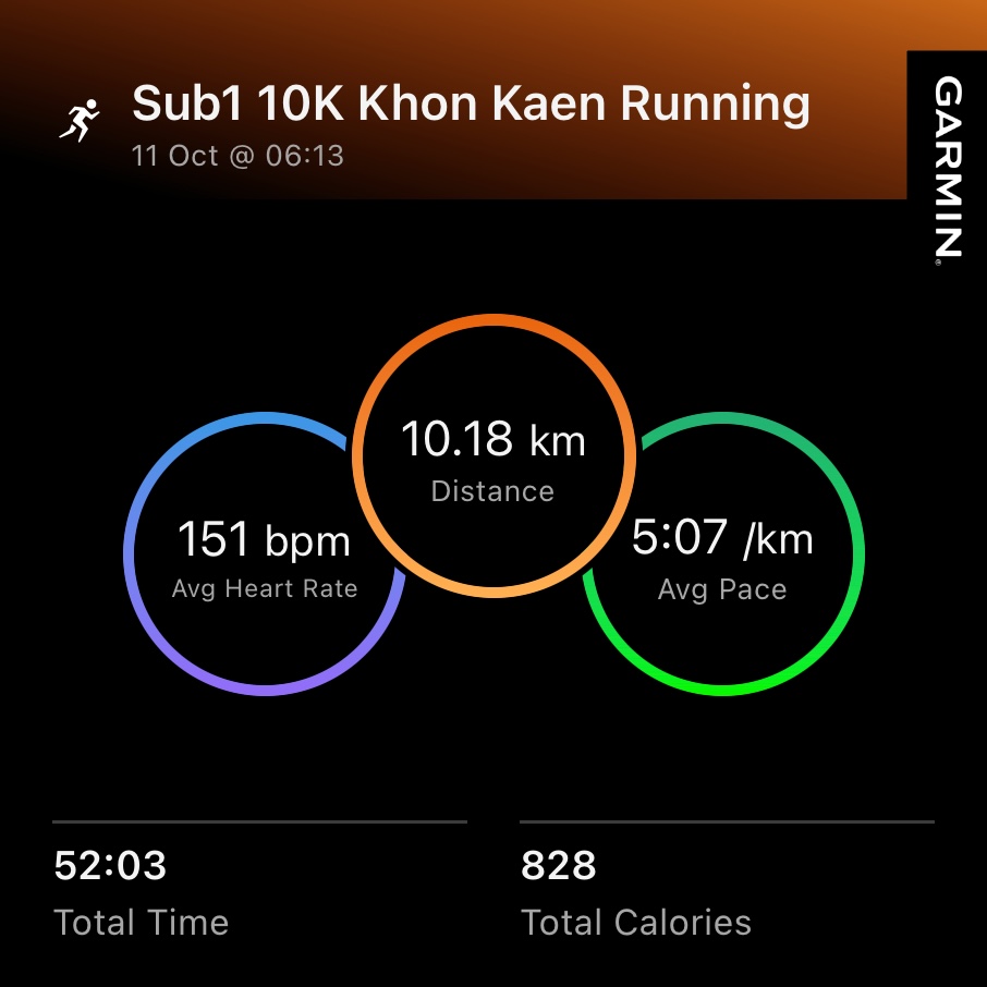 Garmin Running Statistics