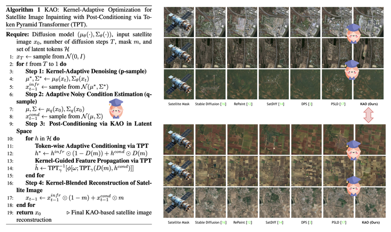KAO: Kernel-Adaptive Optimization in Diffusion for Satellite Image