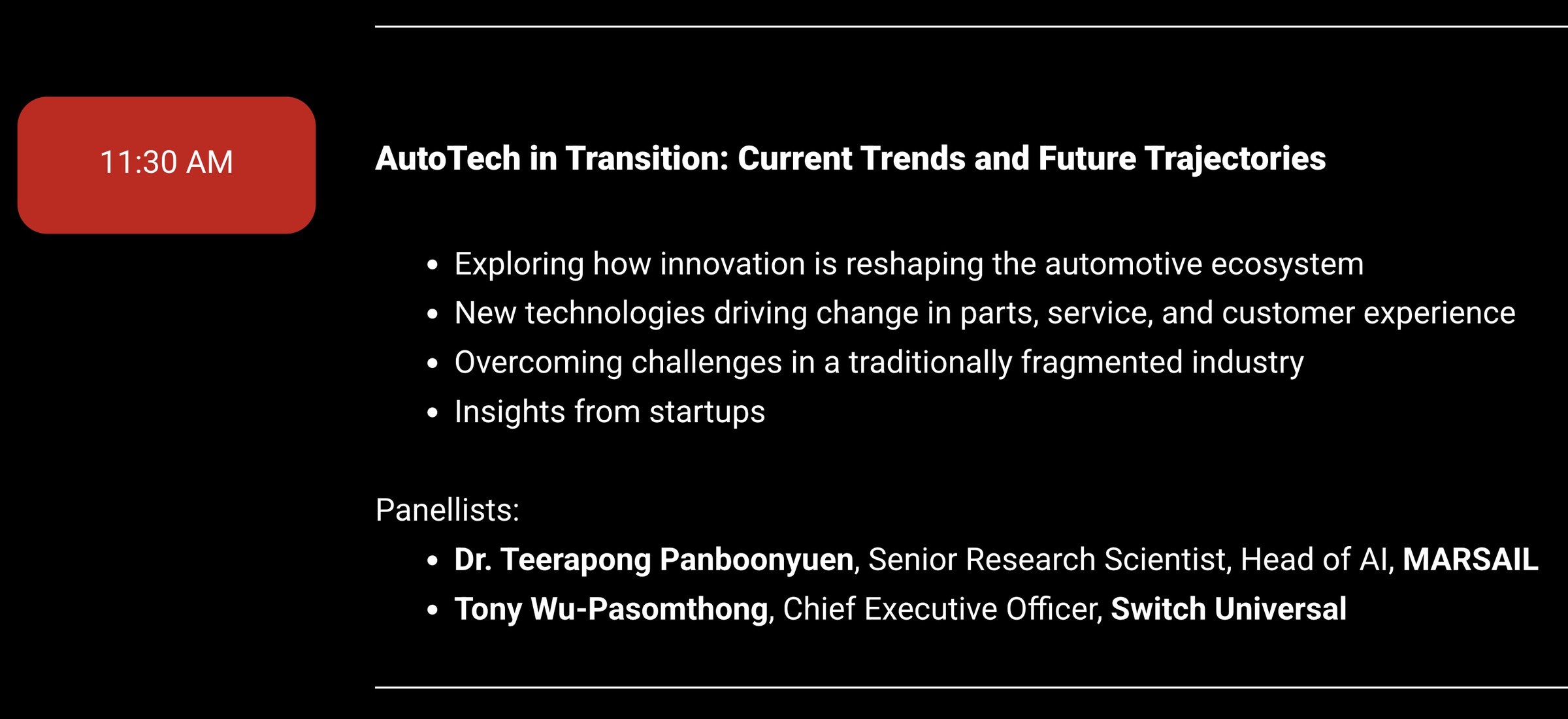 AutoTech Aftermarket Summit 2026